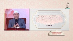 15082022 | TADABBUR: BANI ISRAEL PASCA LAUT MERAH (AL-A'ARAF: 138-147) | USTAZ SYAHMIE SYAZERIL AZM