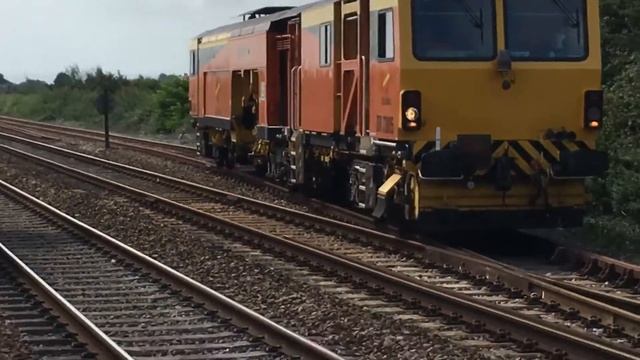 **Legend Driver** Colas Rail Works Train DR73805 departs Highbridge Loop with MEGA 9 tone 9/8/16 смотреть онлайн