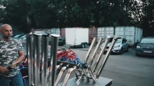 Выхлоп V8 взорвался на столе | эксперименты с выхлопной системой на ХОТРОД