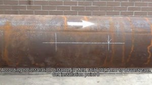 Установка накладных датчиков ультразвукового расходомера