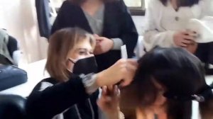 Каскадная Стрижкa POINT CATTING. #pointcuting #haircut