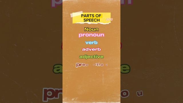 EPISODE 1. PARTS OF SPEECH. LET'S LEARN ENGLISH TOGETHER! LEARN WITH THE BASIC. #viral #english смотреть онлайн
