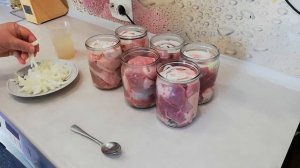 ТУШЕНКА ИЗ СВИНИНЫ В АВТОКЛАВЕ
