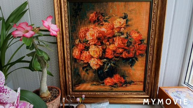 ВЫШИВКА КРЕСТИКОМ МАРТ 2021.Оформила Розы П.О.Ренуара от Риолис и не только! смотреть онлайн