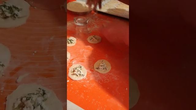 Галушки с черемшой. Чеченская кухня