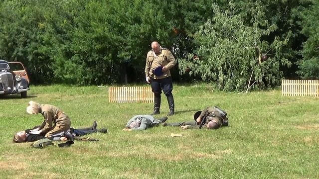 Историческая реконструкция "80 лет назад. В июне 44-го" НОВОПОЛОЦК. БЕЛАРУСЬ. 3 июля 2024
