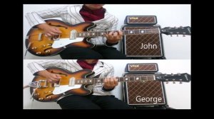 Day tripper - The Beatles Guitar cover and Vox mini super beetle sound　ビートルズ　ギターカバー