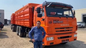 КАМАЗ 65115 Зерновоз. Отзыв нашего покупателя из г. Самара от 4.06.2021 г.