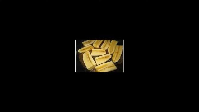 Банановый десерт. Экзотическое блюдо.