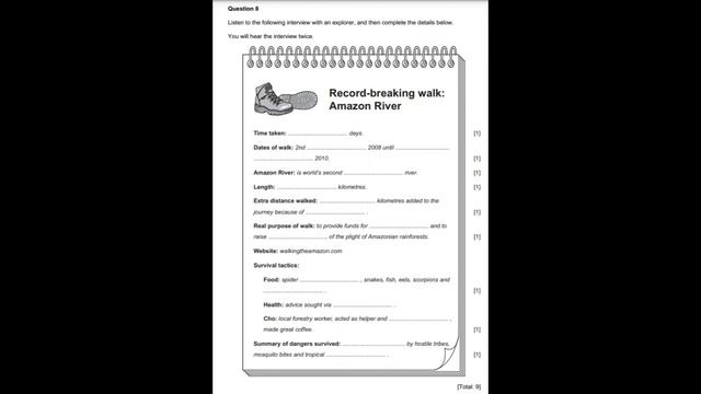 IGCSE Listening Test October - November 2012 Examination - Paper 4 ENGLISH AS A SECOND LANGUAGE смотреть онлайн