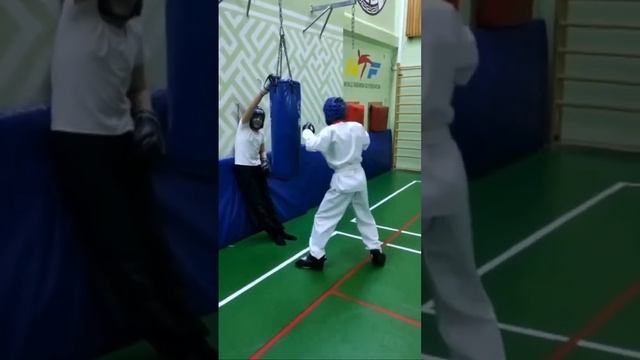 Инклюзивная тренировка по тхэквондо #shorts #инклюзивныйспорт #развитиедетейсовз #детиовз