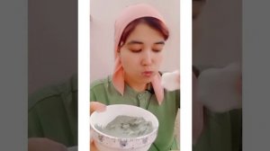 ASMR I MUKBANG I clay blue UZBEK pasta | chalk Peschanka VOLOKONOVKA | bite swallowing crunch eatin