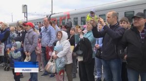 В Ульяновск прибыл "Поезд Победы"