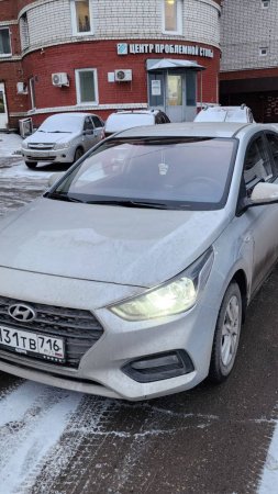 Hyundai Solaris - затонировали лобовое стекло атермальной плёнкой Хамелеон