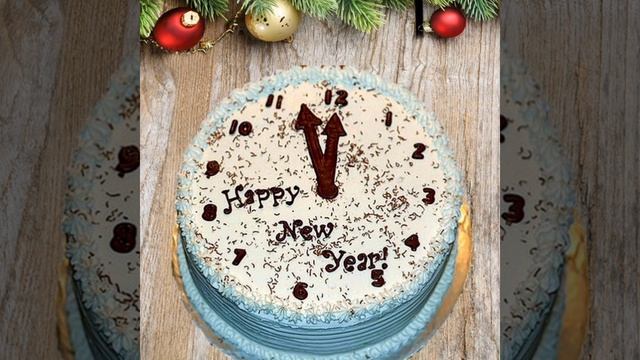 Easy Simple New Year Cake Design 2023/New Year Cake Decoration Ideas 2023for Beginners/Cake photos