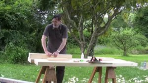 12. How to build a workbench - (Part 5) Making and Preparing the Legs |Paul Sellers