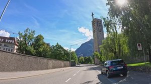 Из Блуденца в Ландек, через перевал Билерхоэ, по Сильвретта-Хохальпенштрассе в Австрии! 4K 60fps UHD