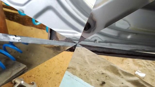 Ремонт сквозной дырки в двери Хендай Старекс смотреть онлайн