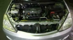 ALLION NZT240 работа двигателя, вид автомобиля