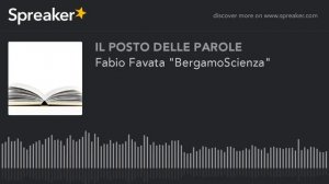 Fabio Favata "BergamoScienza"