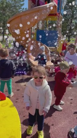 Шоу мыльных пузырей #2года1месяц