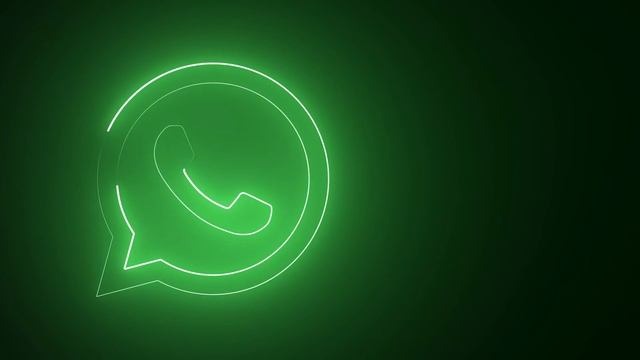 WhatsApp Logo Flickering Neon Lights Loop Animation by Motion Made смотреть онлайн