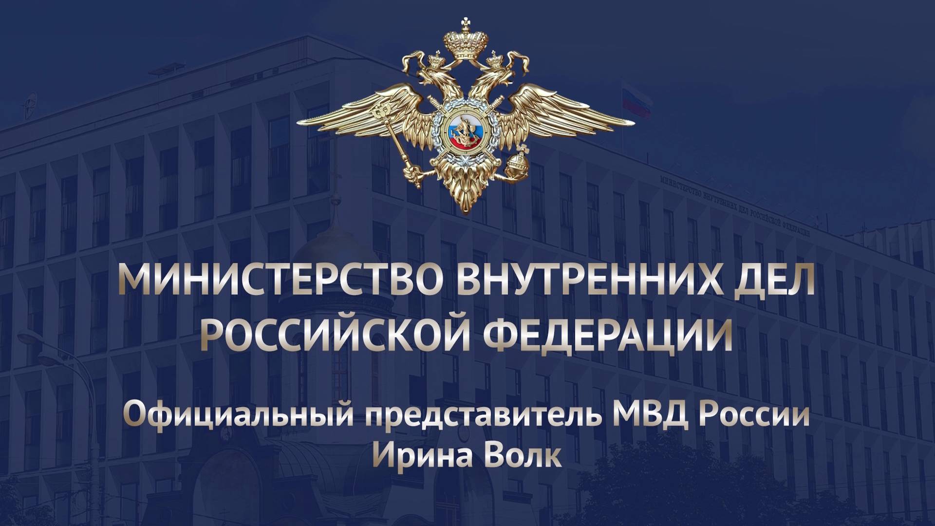 Ирина Волк: Сотрудники МВД России раскрыли убийство, совершённое в 2002 году в Санкт-Петербурге