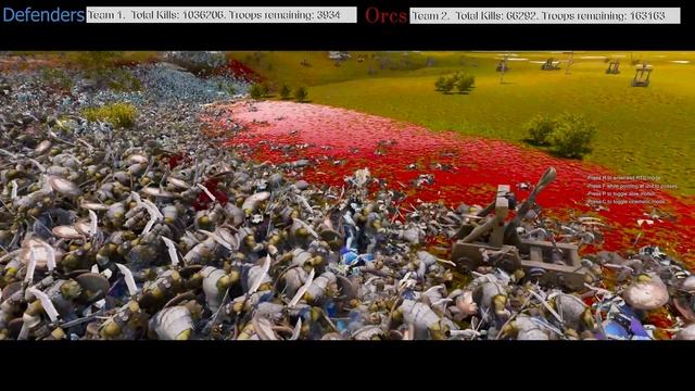 1,200,000 Orcs,Goblins VS 80,000 Warhammer Knights - Epic Battle - UEBS2 [4k]