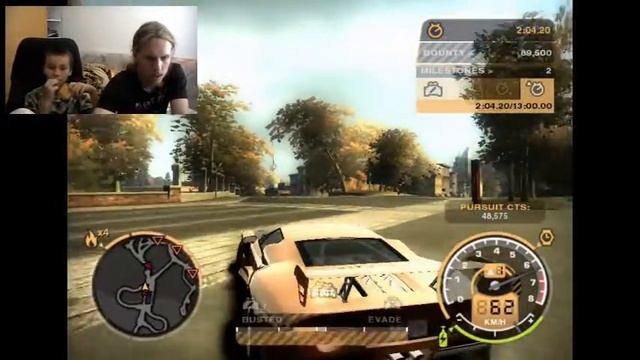 !!! Пи3деС !!! Играю с школьником в гоночки ( NFS MW ) Playing with a kid... смотреть онлайн
