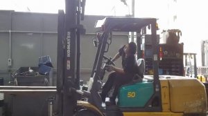 Used 5 ton forklift for Sales I Komatsu Forklift FD50AT-7