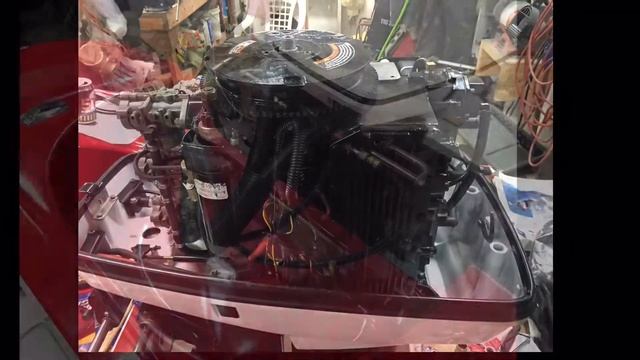 Rebuilding Force 90hp outboard restoration смотреть онлайн
