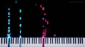 F-777 - Deadlocked (from Geometry Dash) - Piano Tutorial