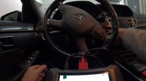 mercedes w212  add key программирование ключей