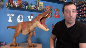 Colossal Tyrannosaurus Rex Jurassic World Fallen Kingdom Mattel Huge T-Rex Figure Video Review