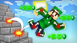 МАЙНКРАФТ НО Я ПОЛУЧАЮ ДЕНЬГИ ЗА ПЕРЕЛОМЫ КОСТЕЙ | Риколит Minecraft