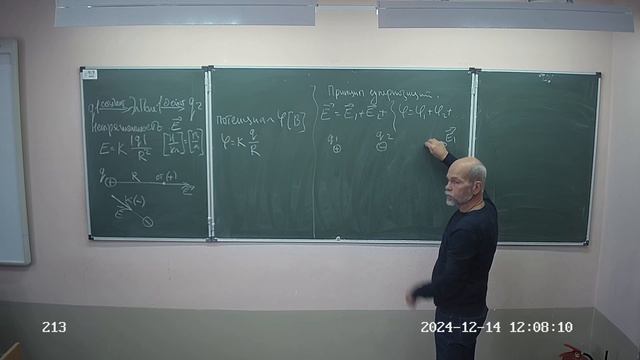 10 класс, напряженность, потенциал, 24-25