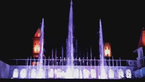 Шоу фонтанов в парке Лога