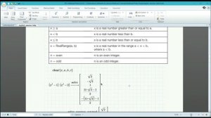 Mathcad Prime Tutorial - 4.4. Using "explicit", "assume" and "fully" keywords with solve -  Myanmar