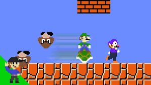 Повышение уровня: Луиджи выигрывает, абсолютно ничего не делая в Super Mario Bros
