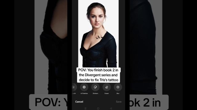 Fixing Tris's tattoo ... Bye bye Caleb #divergent смотреть онлайн