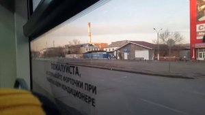 Катаемся на трамваях. Матвей и папа