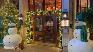 Прекрасная Ночная Новогодняя прогулка, от "Черчилль Армз" до Кенсингтон-Хай-стрит!