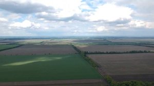 Село Голубовка с высоты, май 2020