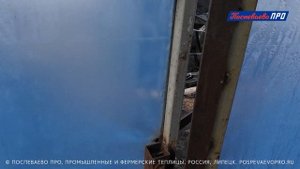 Обзор двух самодельных деревянных теплиц, 10х50 м. Плёнка, отопление. Теплица балаган.