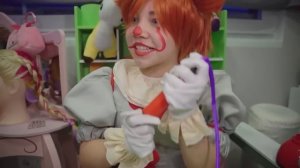 Scary Clown Girl has grown up and now she needs a groom! Will this creepy clown be the groom?