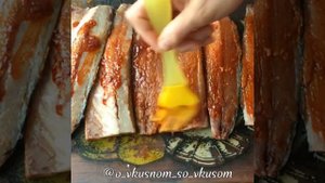 СКУМБРИЯ. Вкусная скумбрия в маринаде с чесноком.
