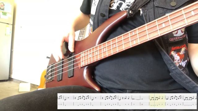 EXODUS - Fabolous Disaster (Bass cover + TAB) смотреть онлайн