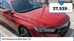 2019 Honda Accord Sedan S075662A