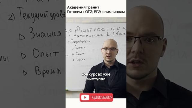 Диагностика от Академии Гранит - Этап 2 - Тестирование