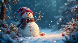 Снеговик, заставка frame (no frame)